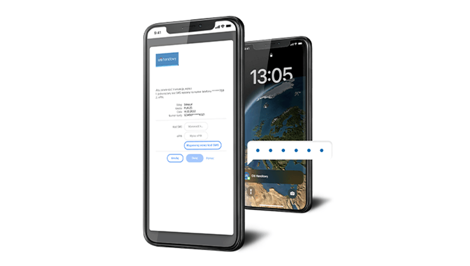 Obrazek przedstawiający osobę dokonującą transakcji za pomocą aplikacji Citi Mobile